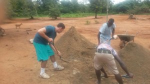 Making Concrete for the Schoolroom Floor