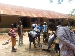 Bricks Being Made at School - July 2013