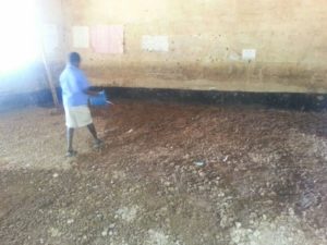 New Floor in Classroom - July 2013