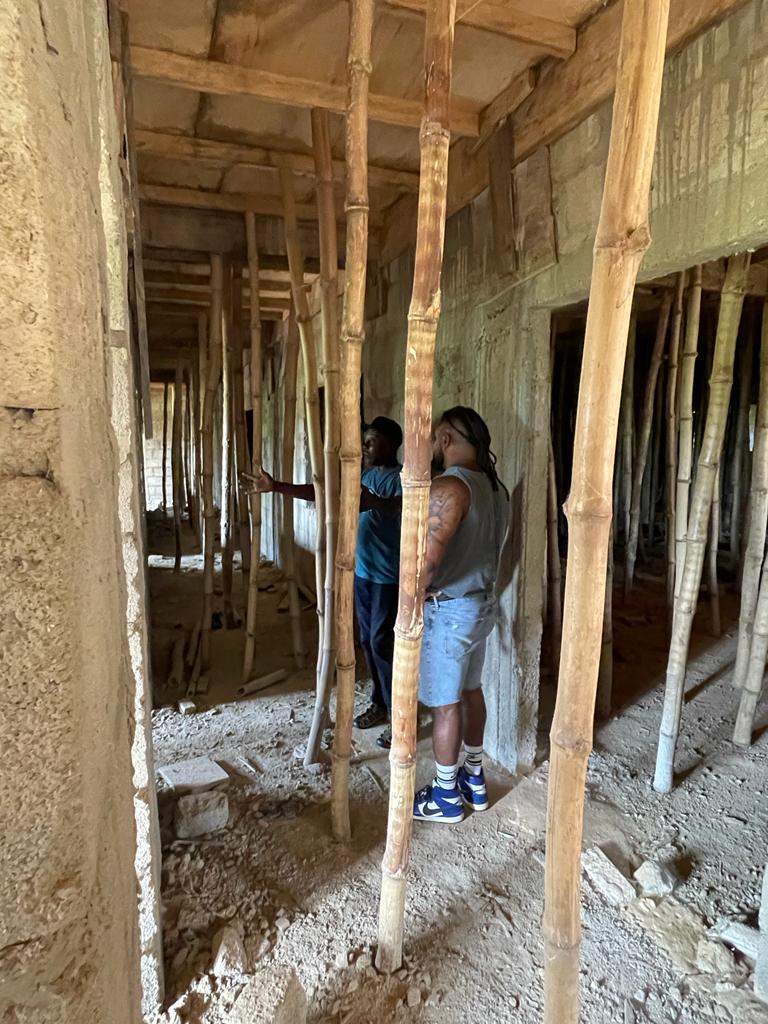The Leadership Center building is under construction during this Ghana Mission.  It will be used for teacher trainings, housing missionaries and volunteers, and educational and community affairs.